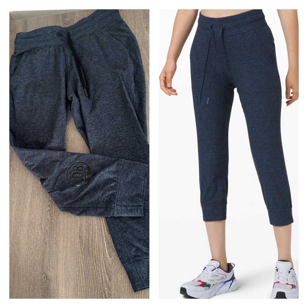 6 Lululemon Ready to Rulu Jogger Crop Heathered True Navy Black Hawaii 808